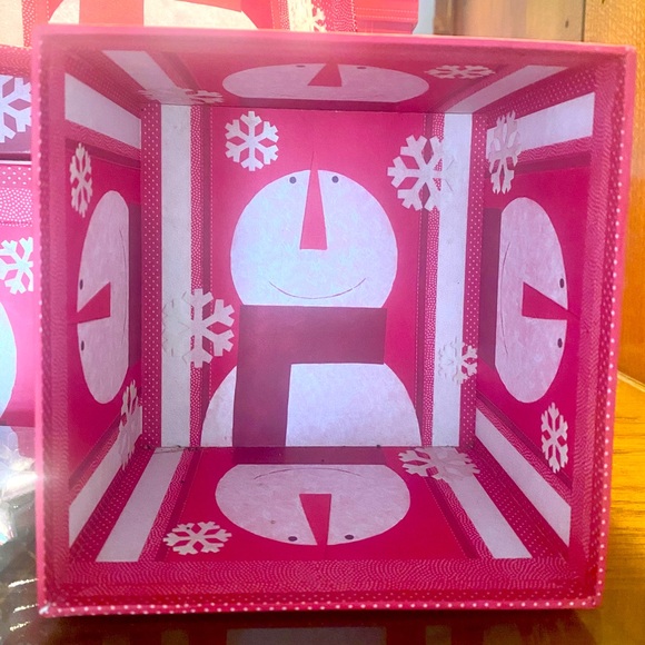 🎅LINDY BOWMAN🎅7 ASSORTED CONTEMPORARY SANTA CLAUS BOXES & 9-CT MINI BOWS NWT🎁 - Picture 3 of 10